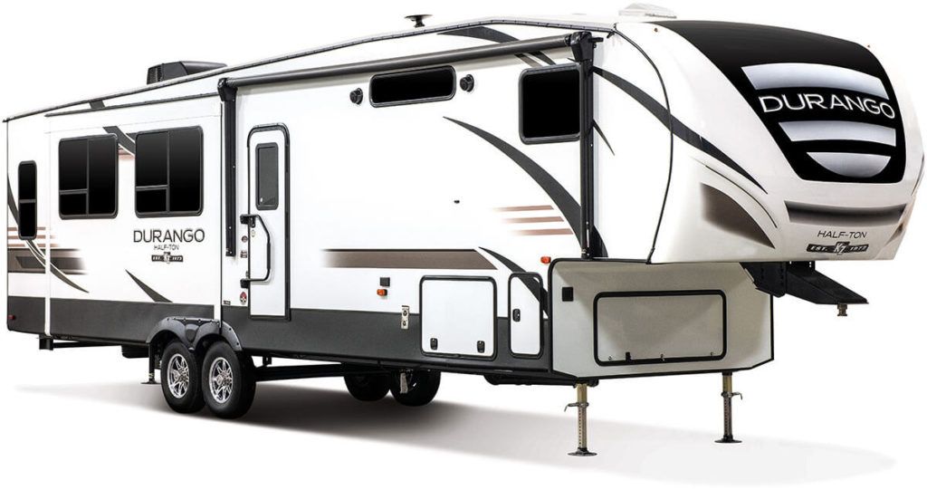 Small fifth-wheel camper