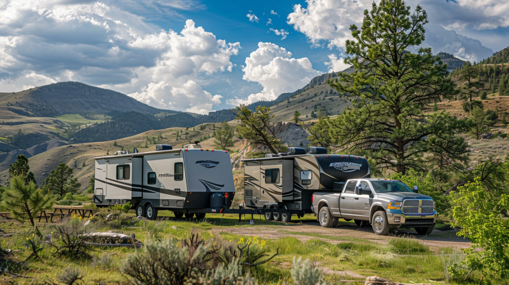 Travel trailer versus fifth wheel
