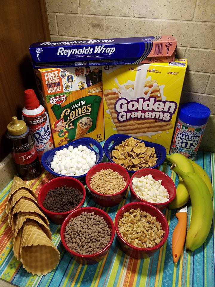 S'mores supplies