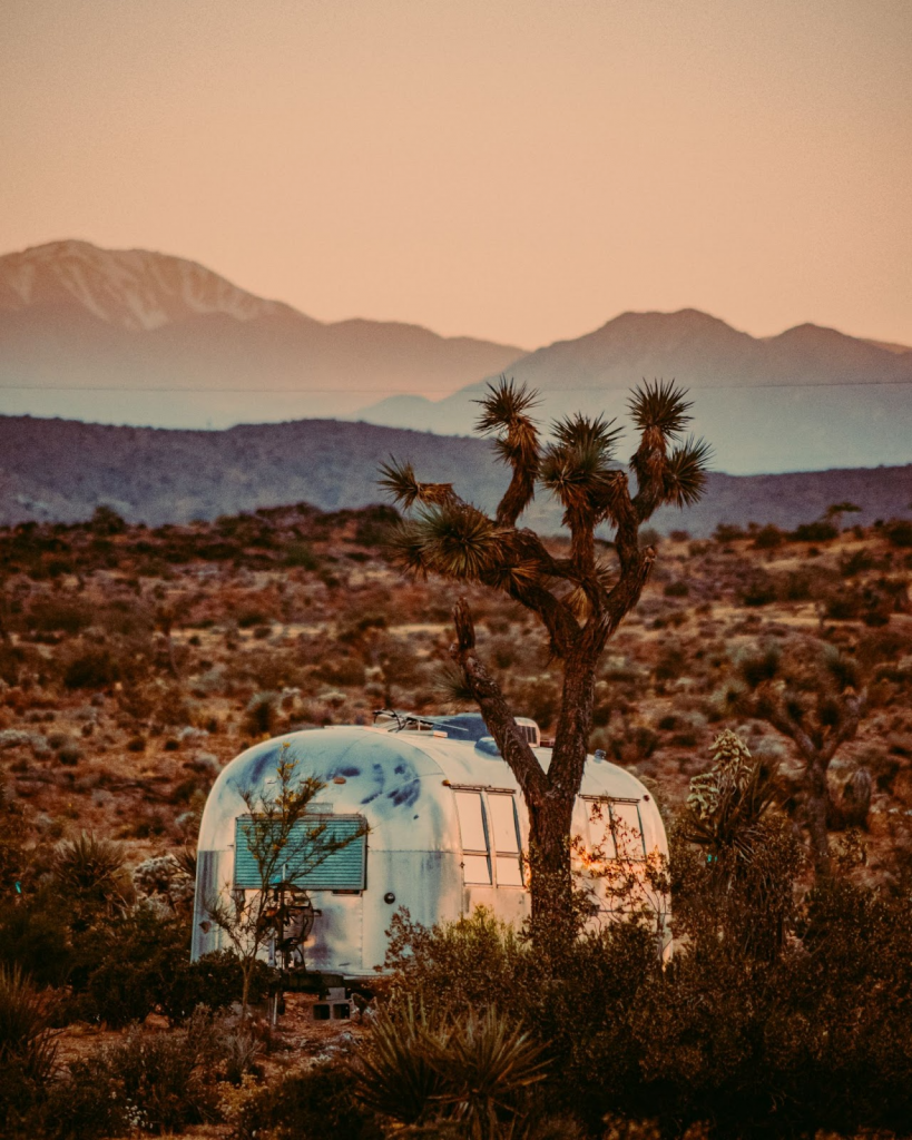 Airstream in Joshua Tree