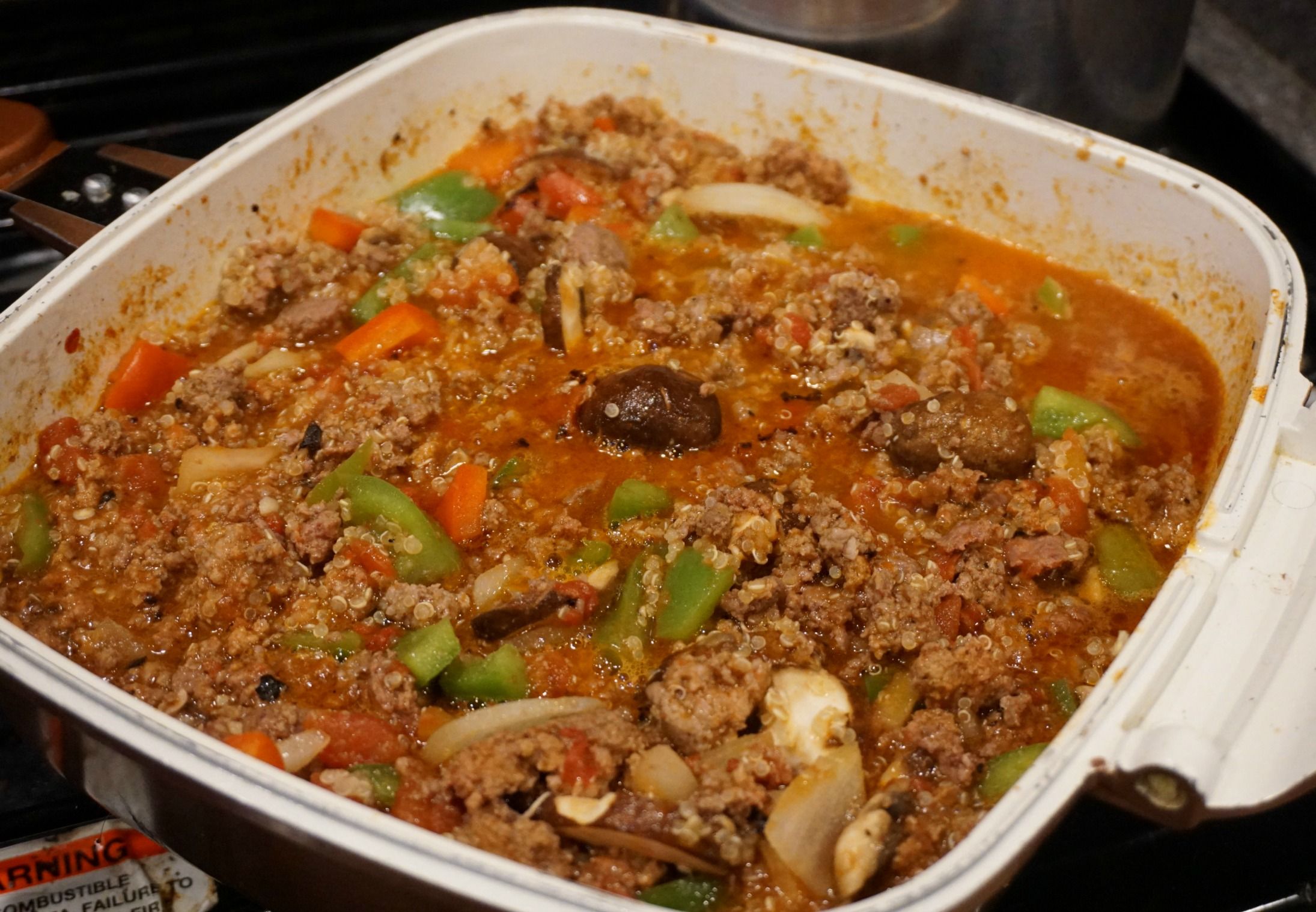 Quinoa Burger Bowl