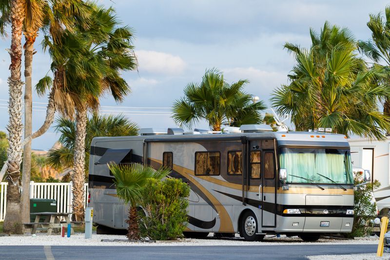 Motorhome at an RV Park