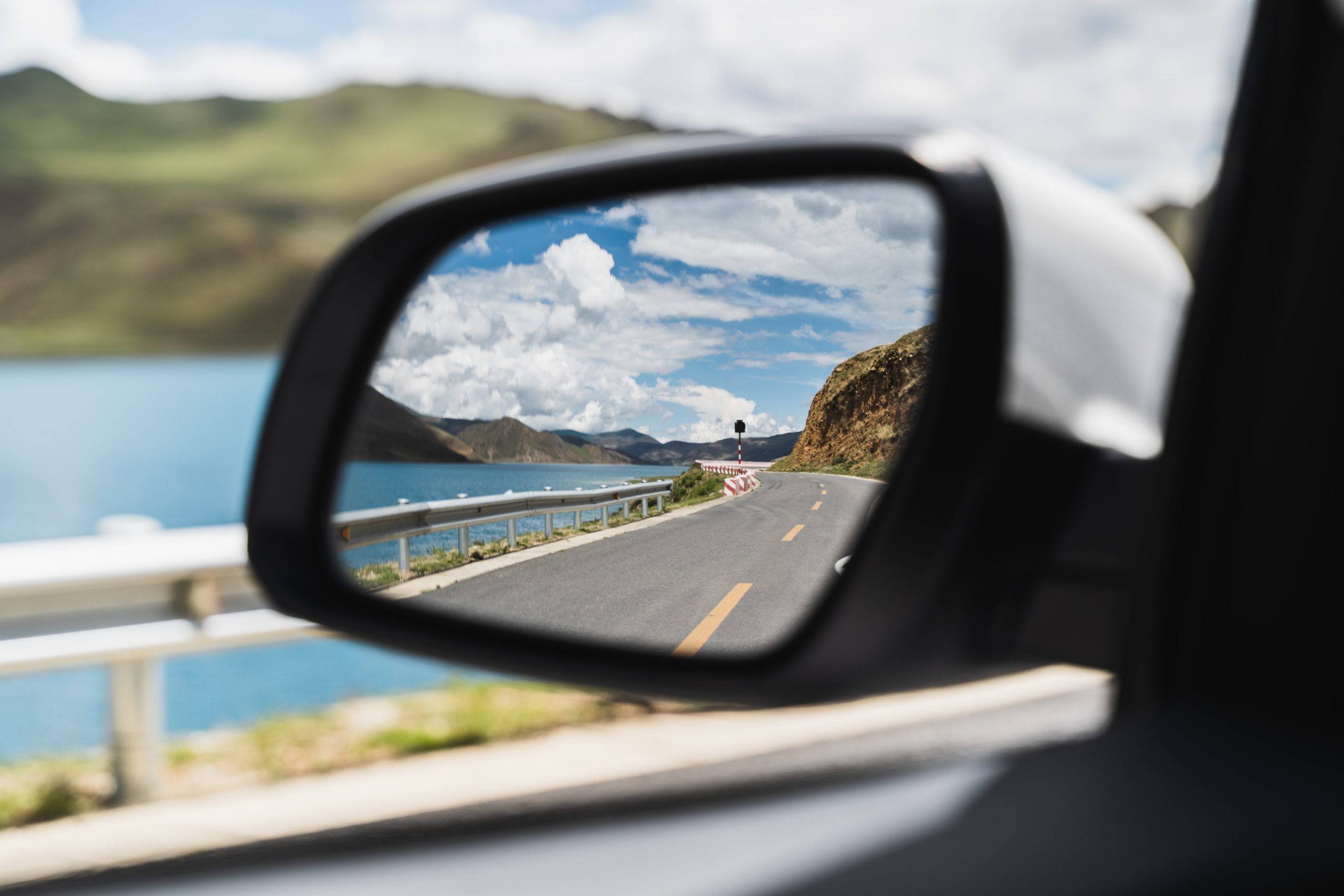 Rearview road trip