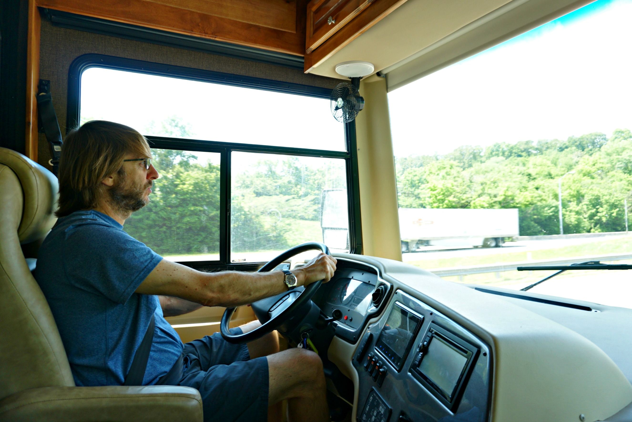 Driving a Class A RV