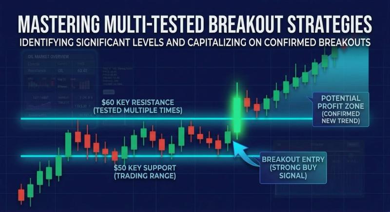 Breakout through a level that has been tested on multiple occasions