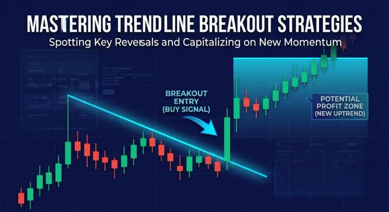 A hypothetical trend line breakout scenario 