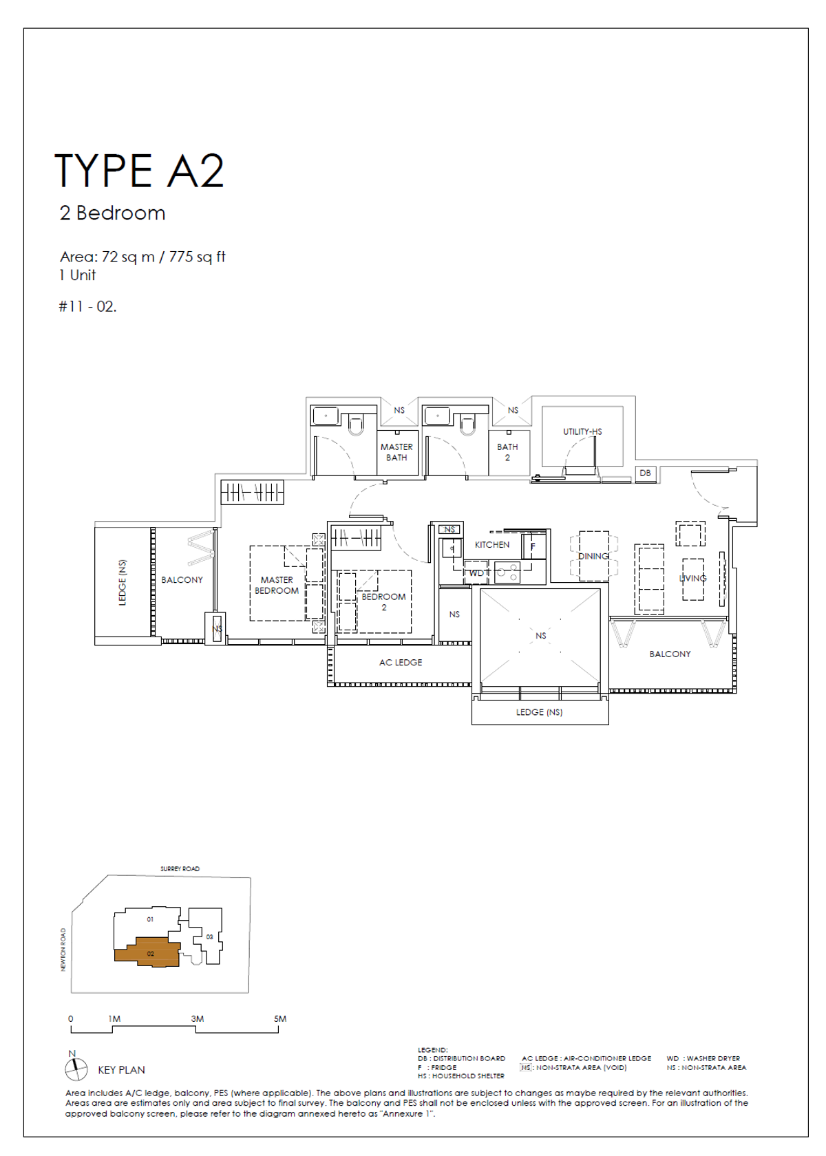 Sanctuary@Newton A2 floor plan