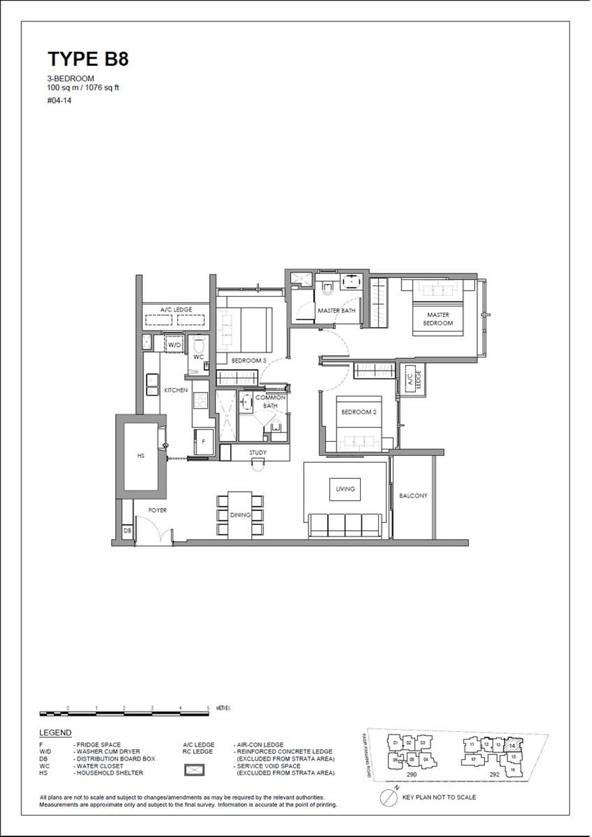 The Hillshore 锦绣山庄 B8 floor plan