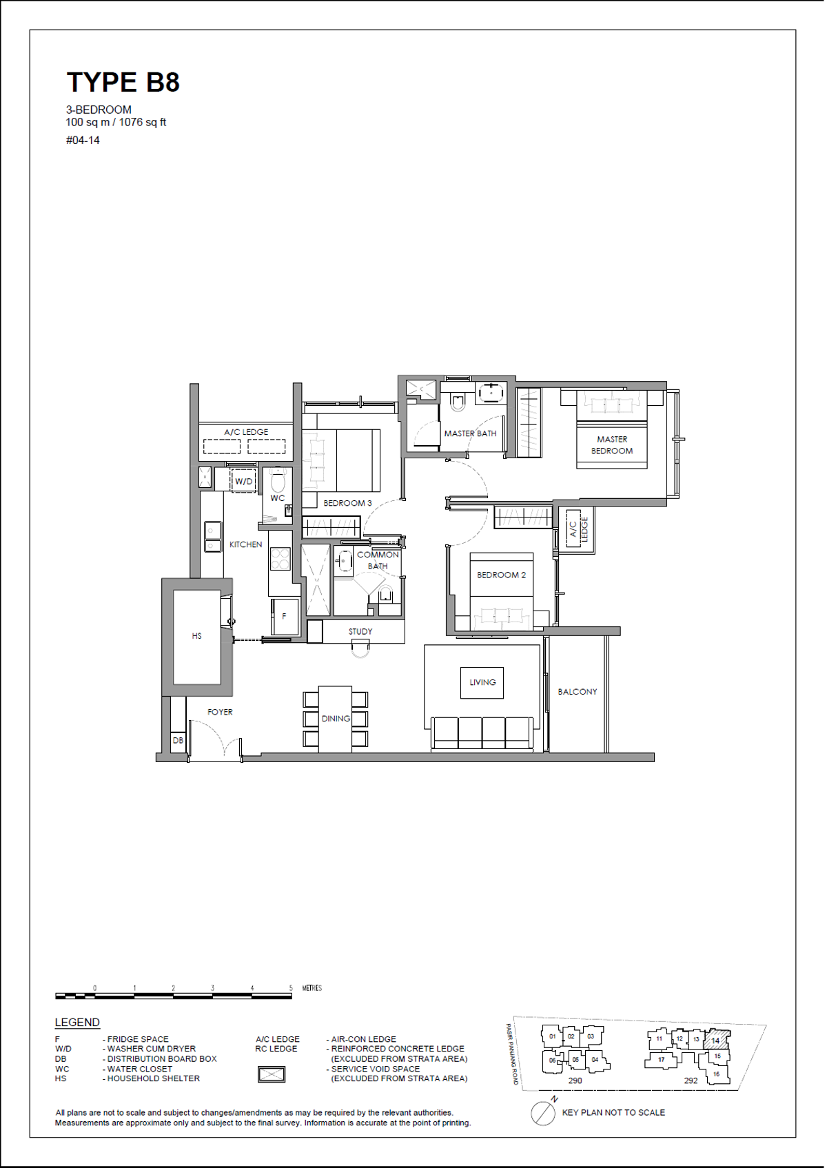 The Hillshore 锦绣山庄 B8 floor plan