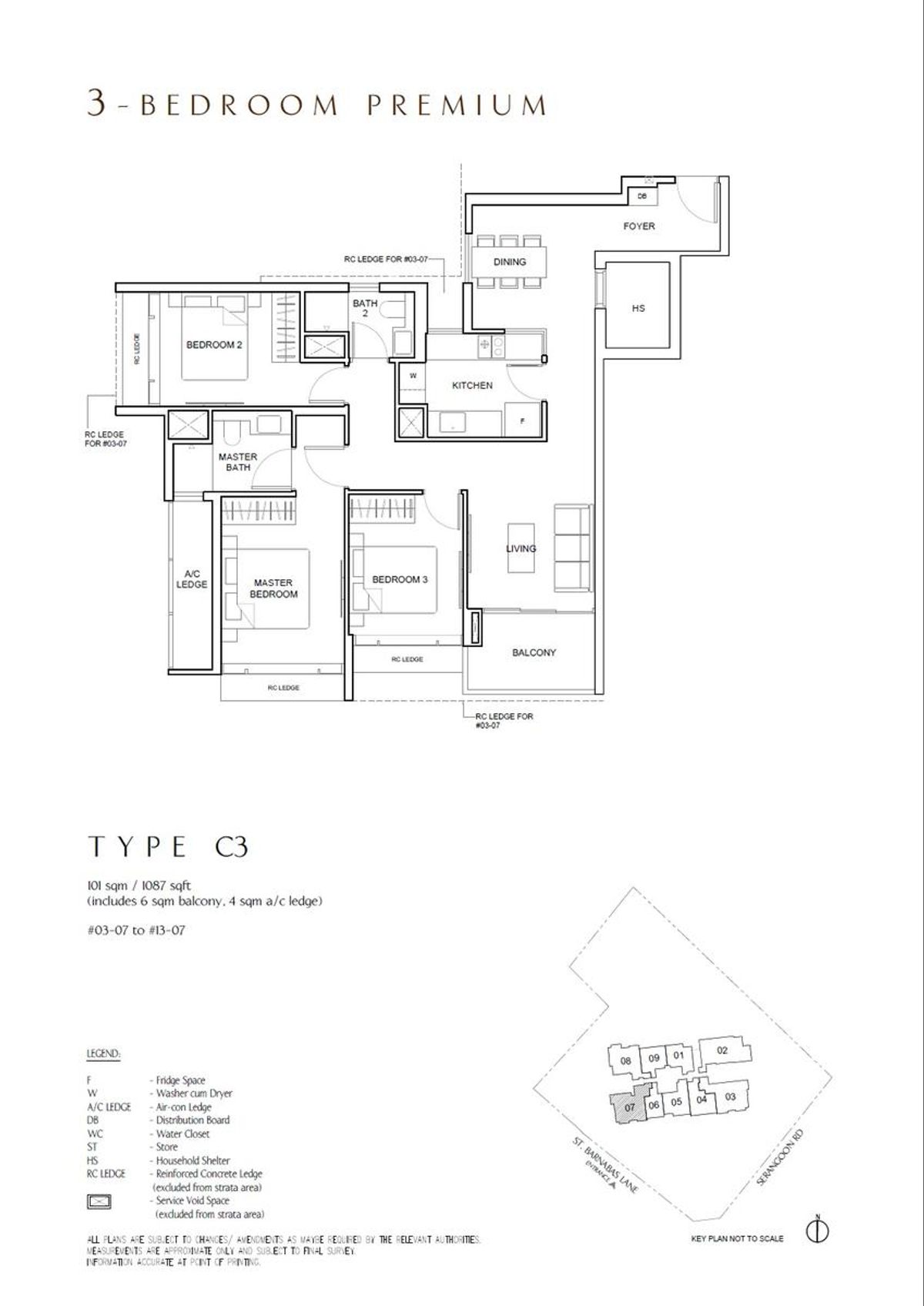 The Arcady at Boon Keng C3 floor plan
