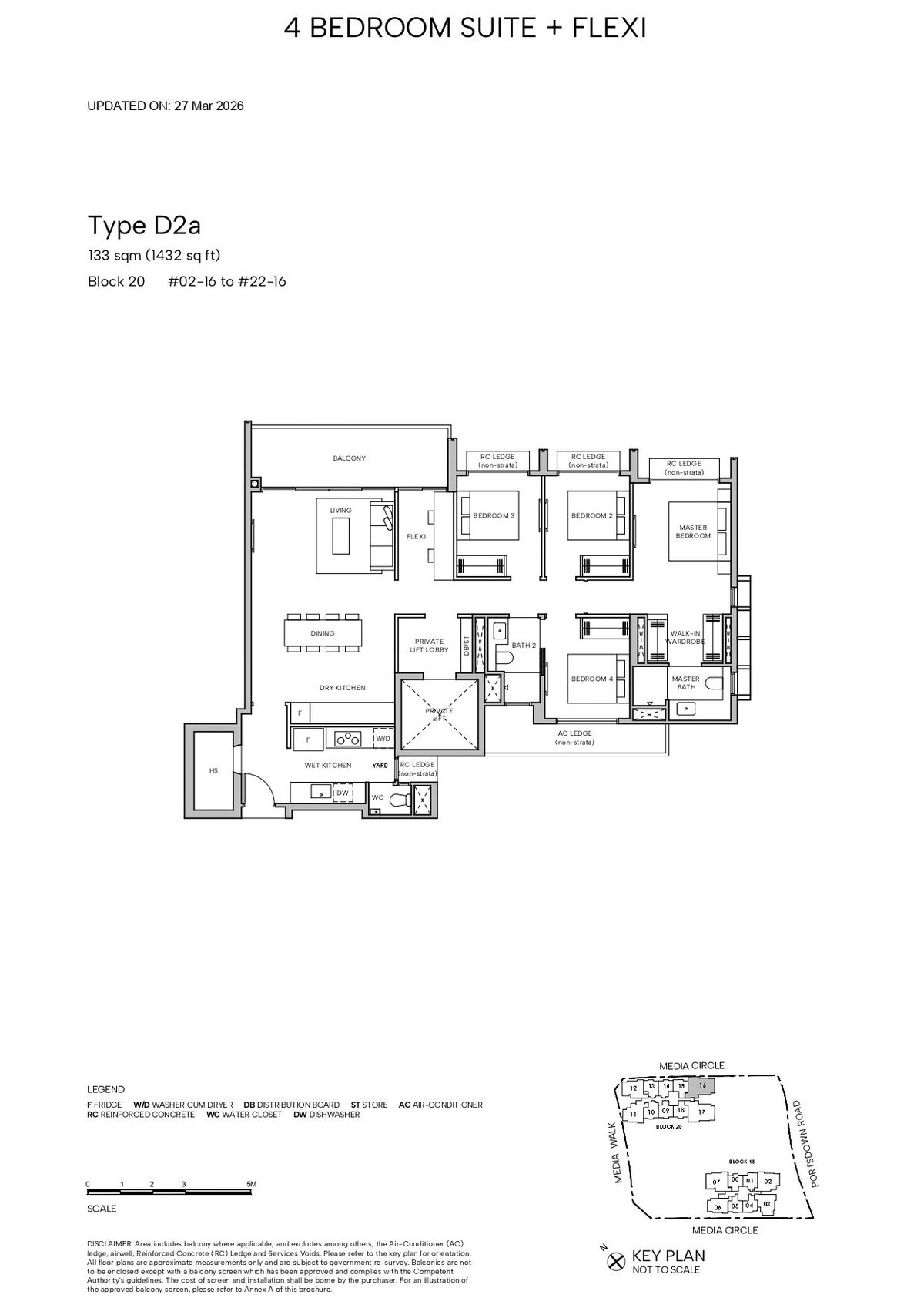Hudson Place Residences D2a floor plan