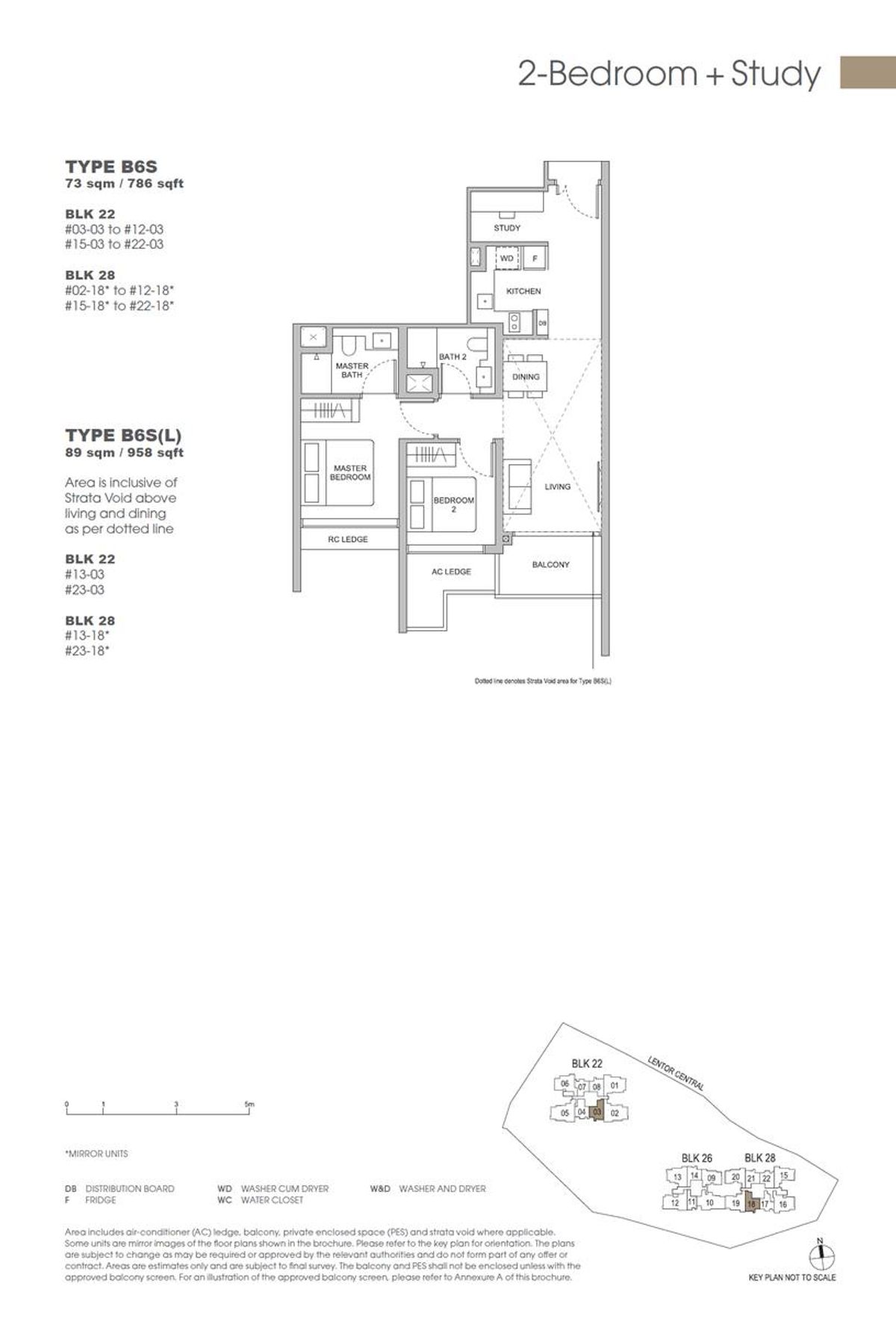 Hillock Green 悦翠轩 B6S(L) floor plan
