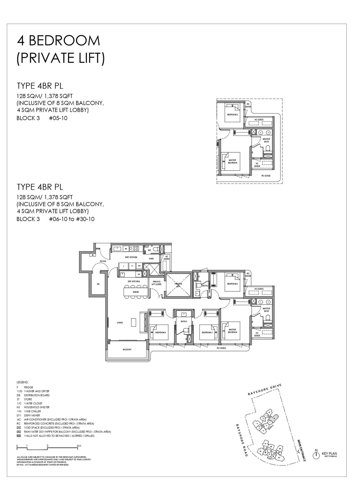 Vela Bay 4BR PL floor plan