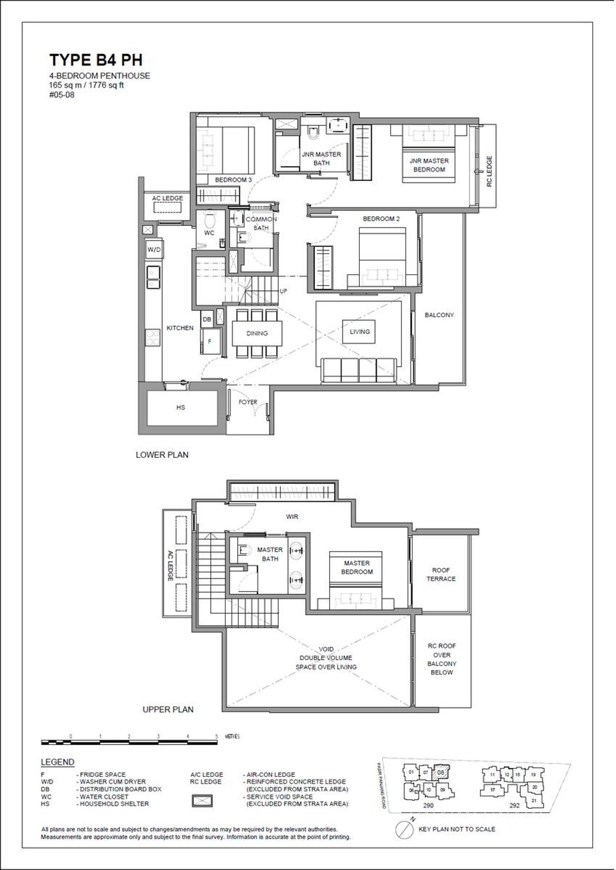 The Hillshore 锦绣山庄 B4 PH floor plan