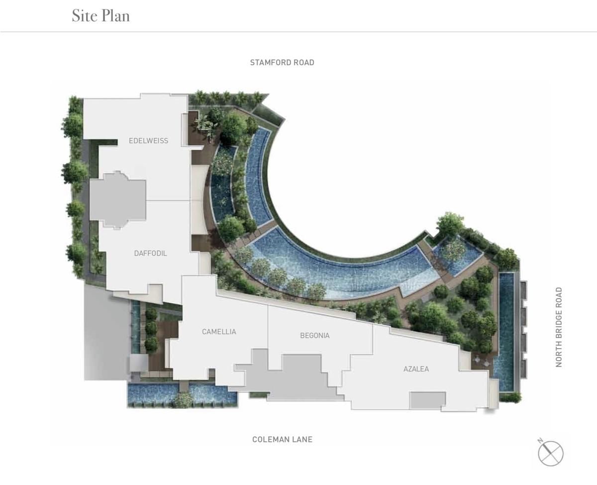 Eden Residences Capitol 首都御府 site plan