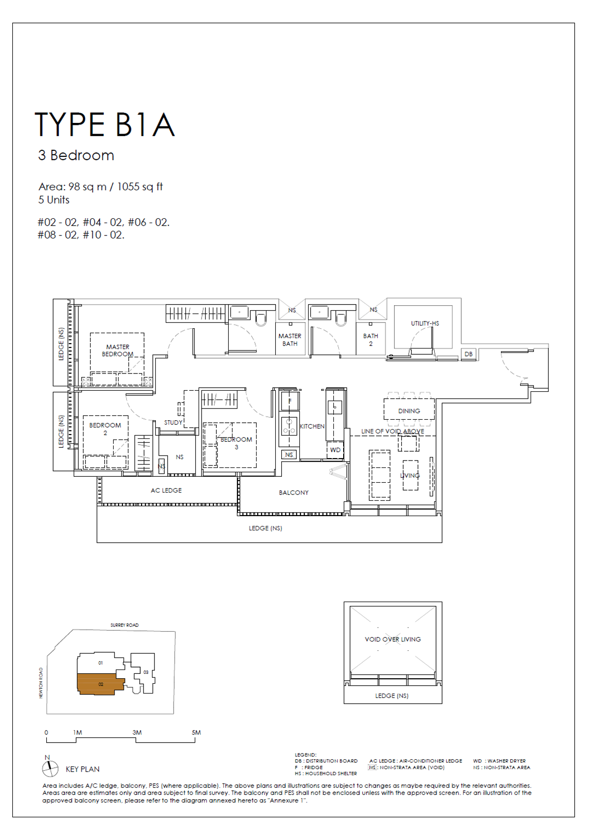 Sanctuary@Newton B1A floor plan