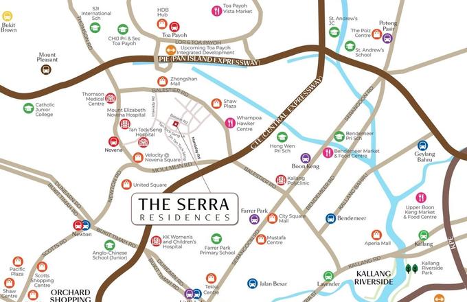 The Serra Residences new launch condo in D11 - Newton / Novena, Singapore