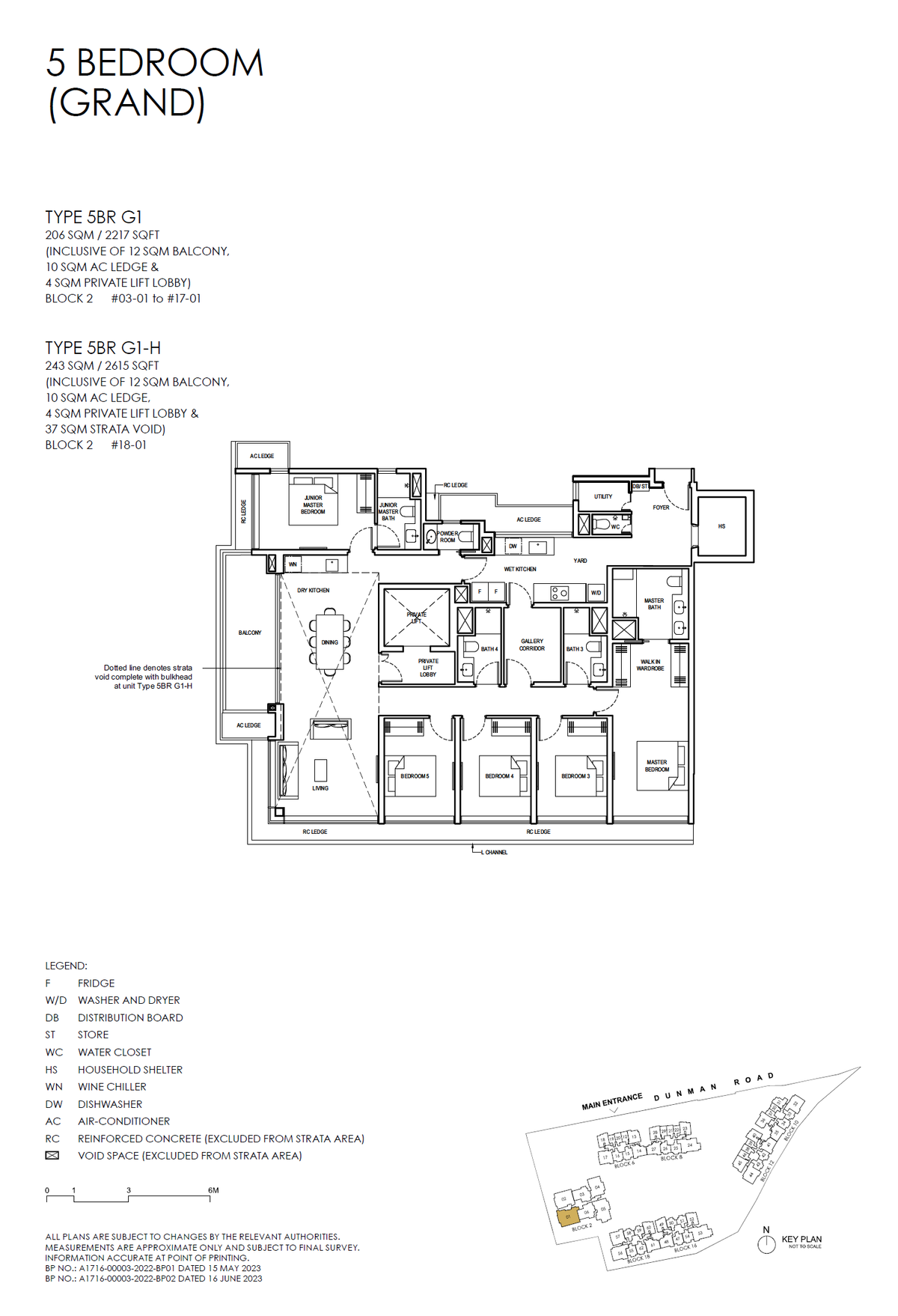 Grand Dunman 名门世家 5BR G1 floor plan