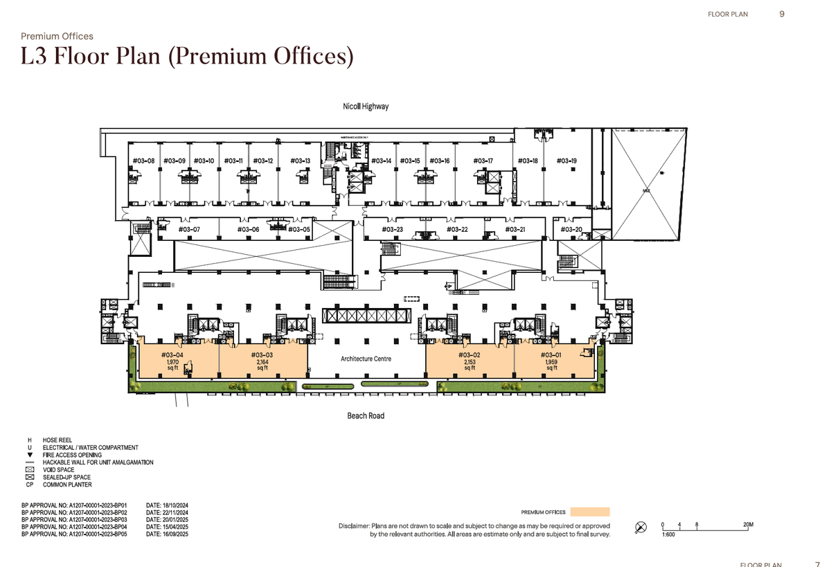 The Golden Mile 3rd Storey Plan(PO) floor plan