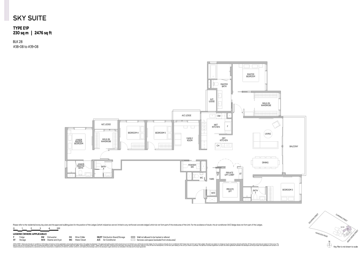 Union Square Residences 誉岭峰 E1P floor plan