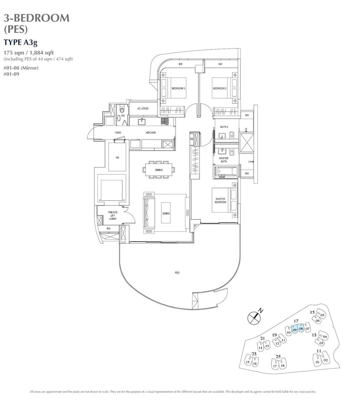 Cape Royale 御丰轩 A3g floor plan