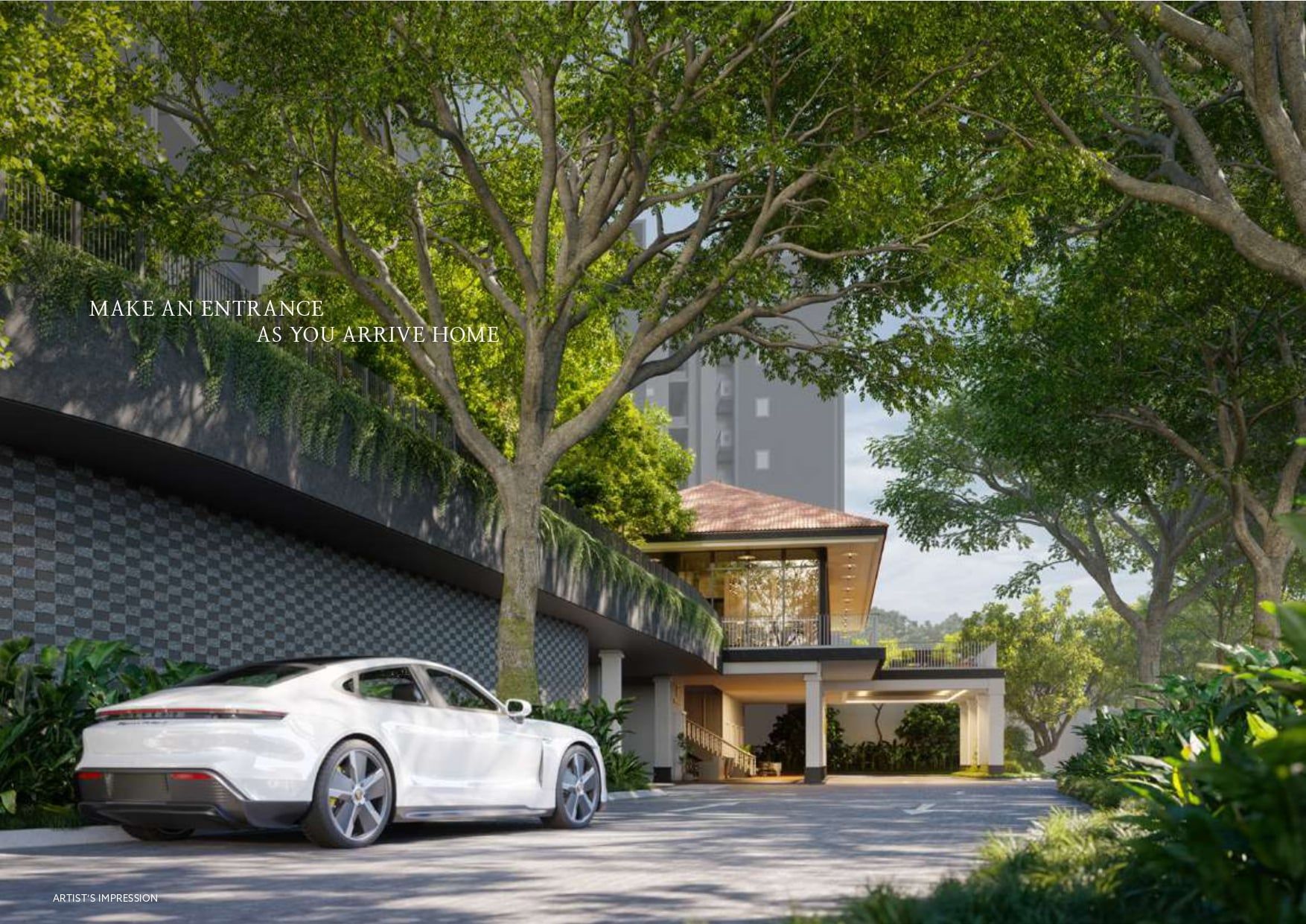 Design & Concept for Lentor Mansion Residences Drive Way