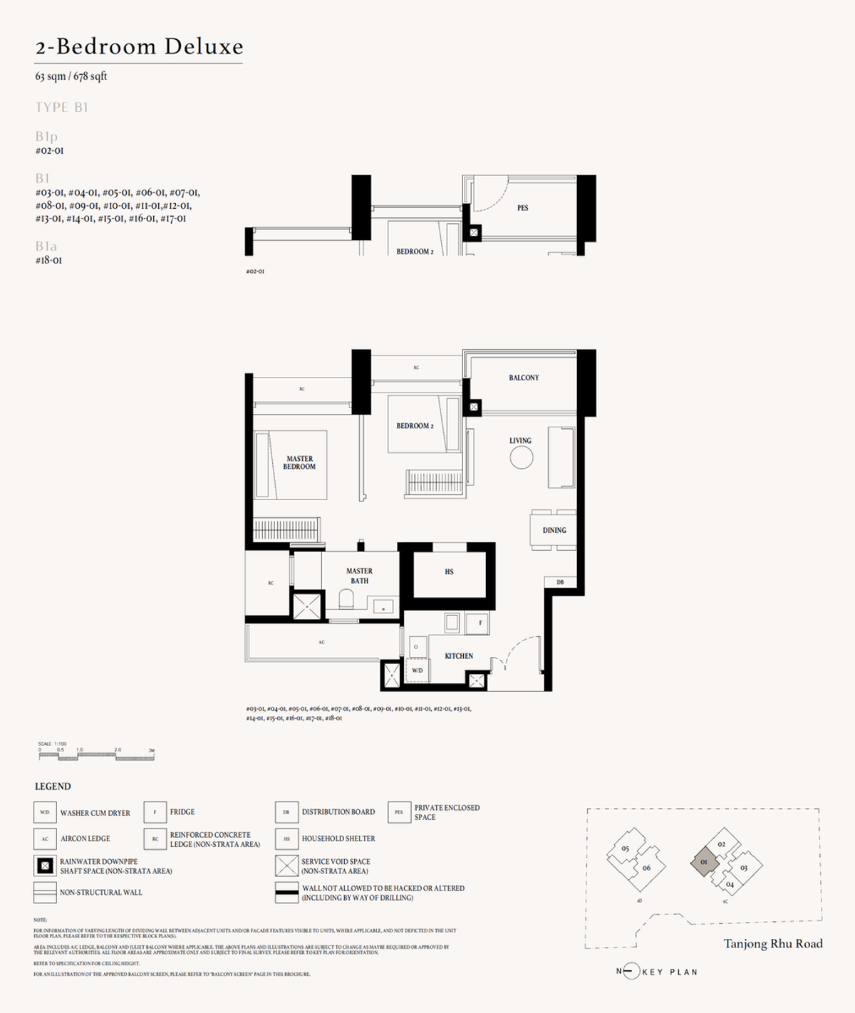 Arina East Residences 雅丽轩 B1 floor plan