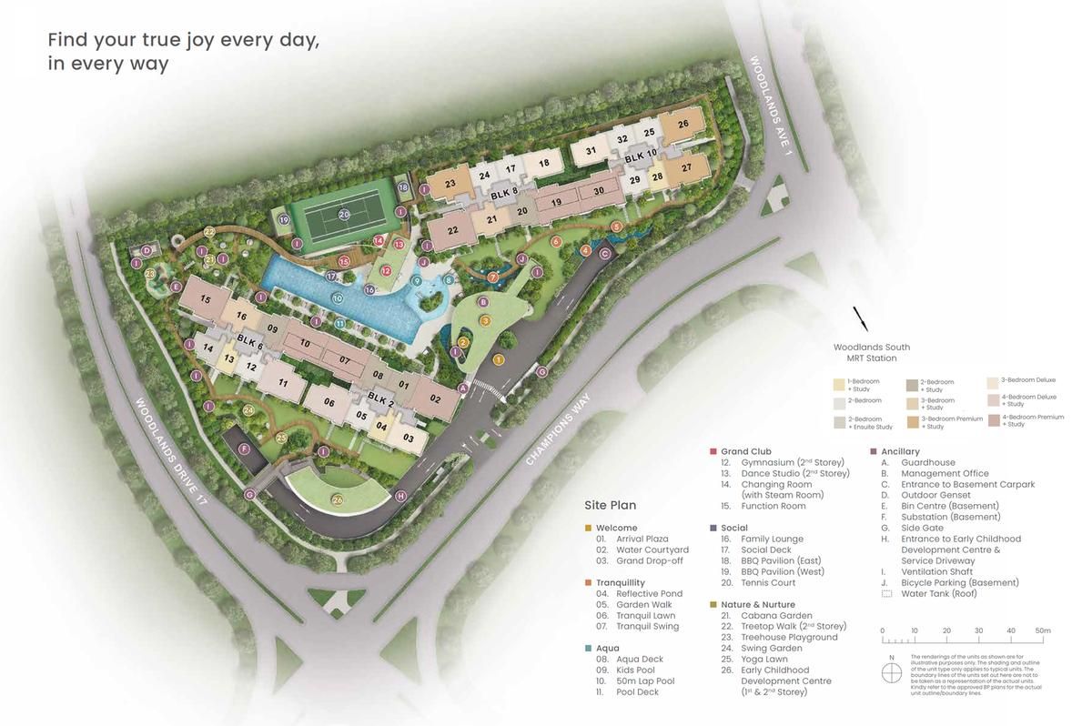 Norwood Grand 景林嘉园 site plan