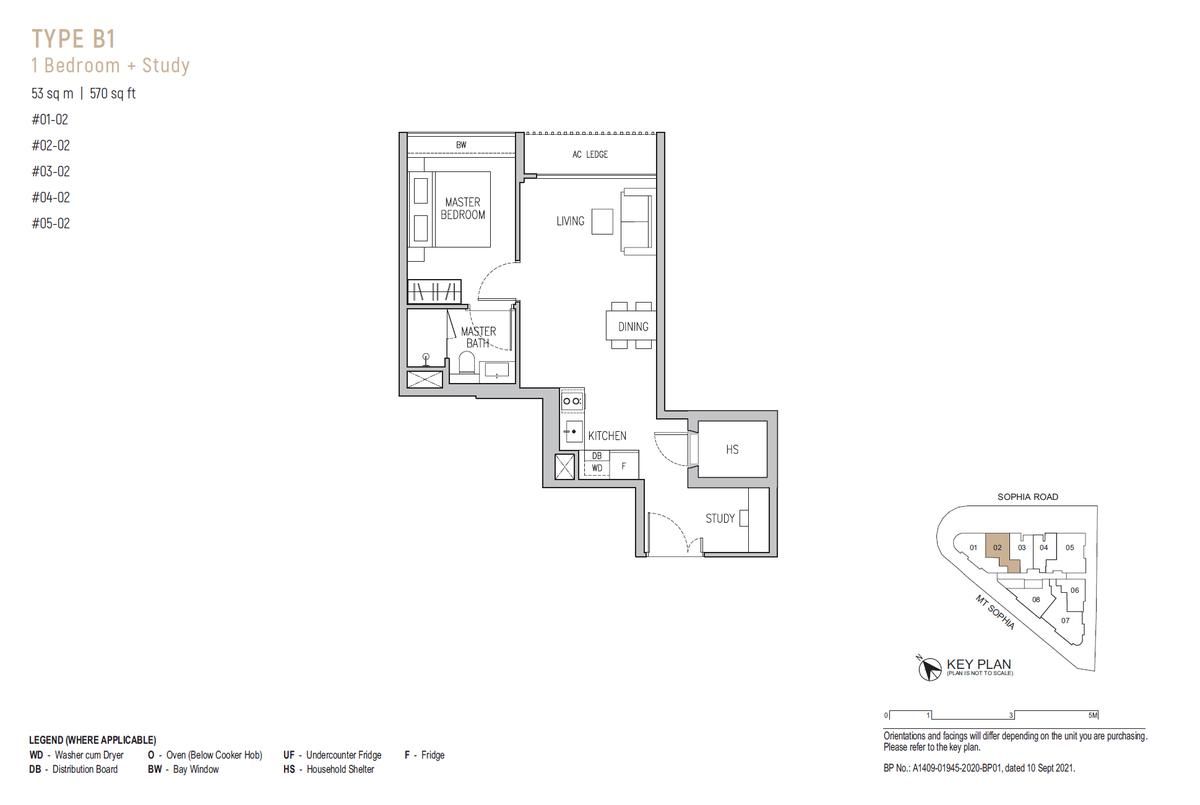 Sophia Regency B1 floor plan
