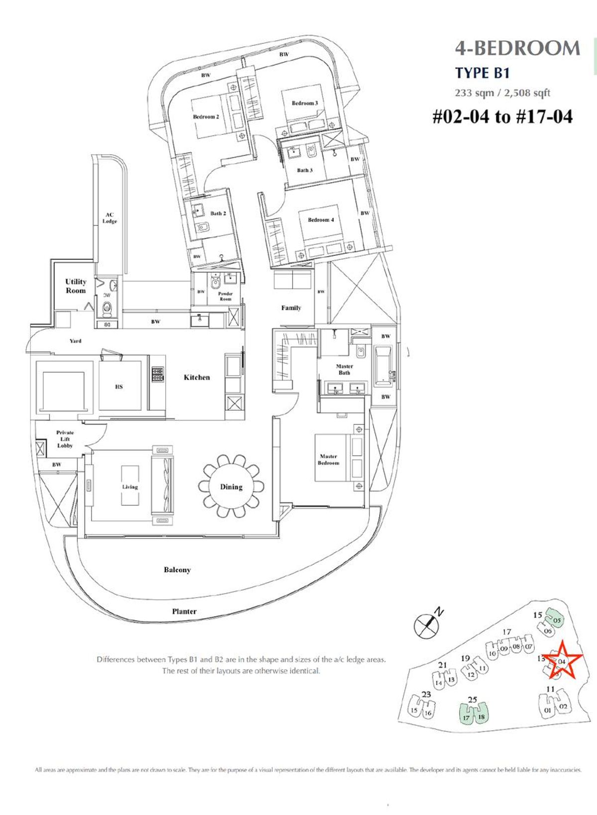 Cape Royale 御丰轩 B1 Stack 4 floor plan