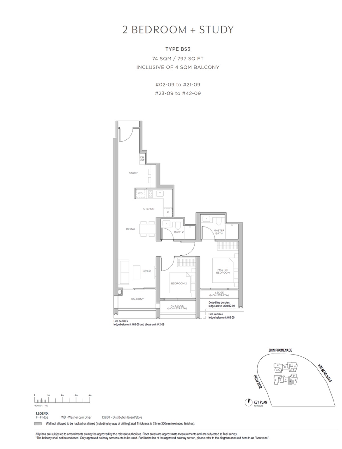 Promenade Peak BS3 floor plan