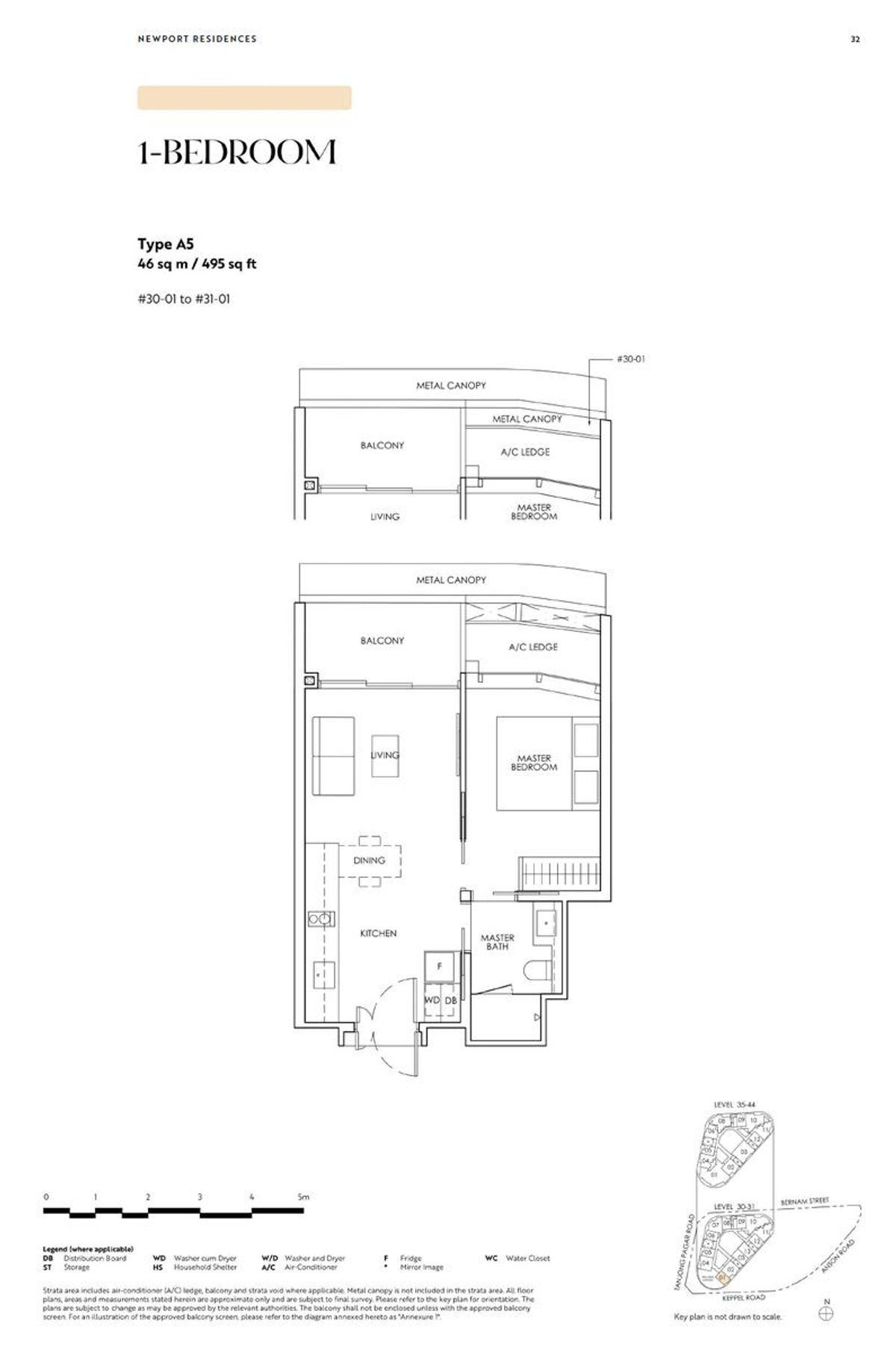 Newport Residences 铂海峰 A5 floor plan
