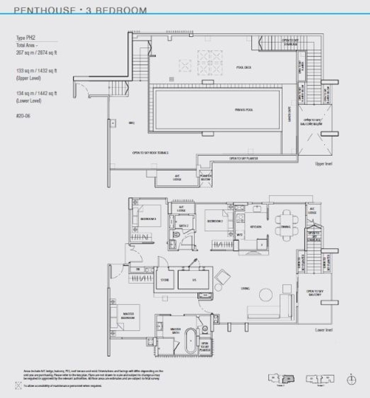 The Line @ Tanjong Rhu PH 2 floor plan