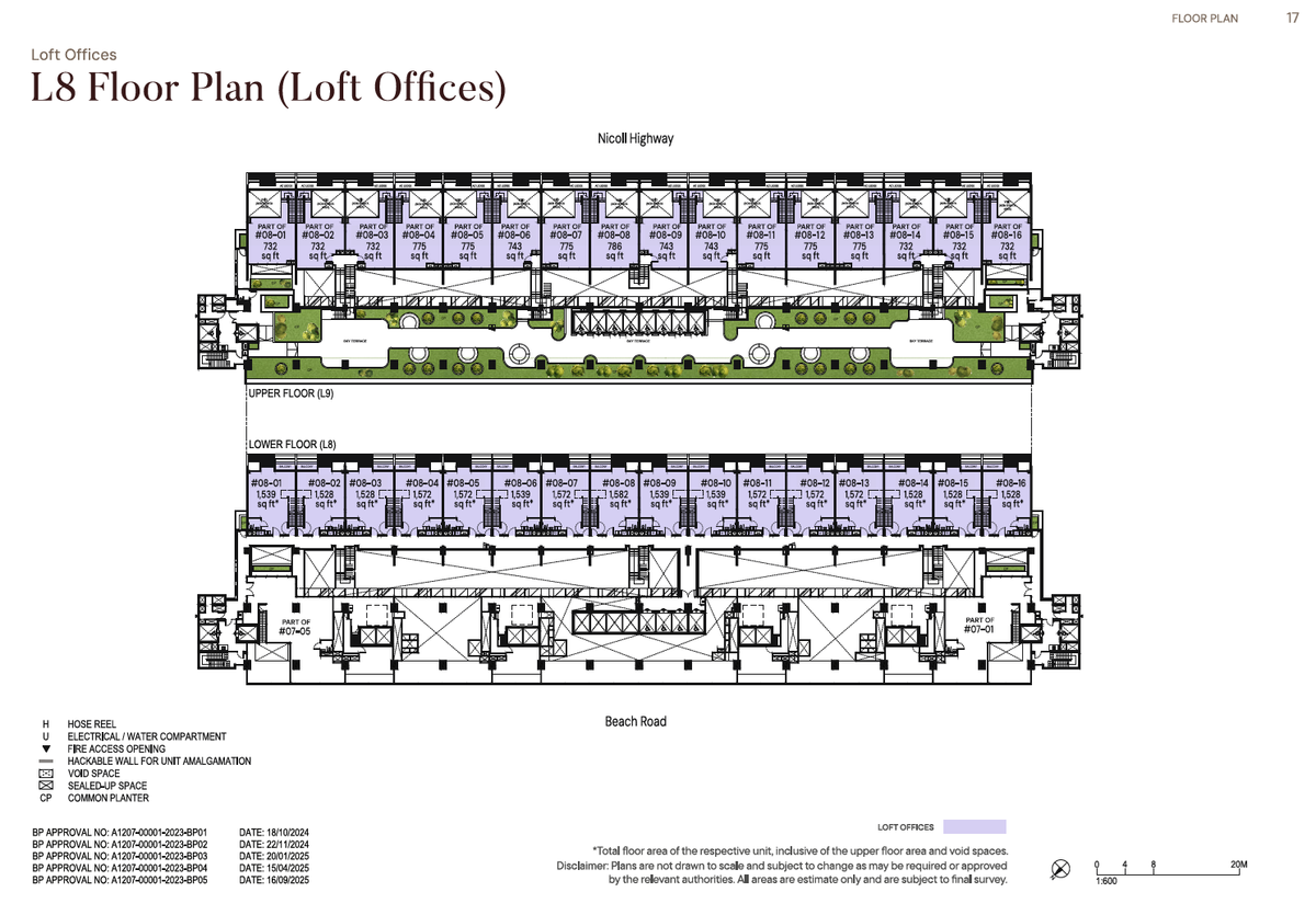 The Golden Mile 8th Storey Plan floor plan