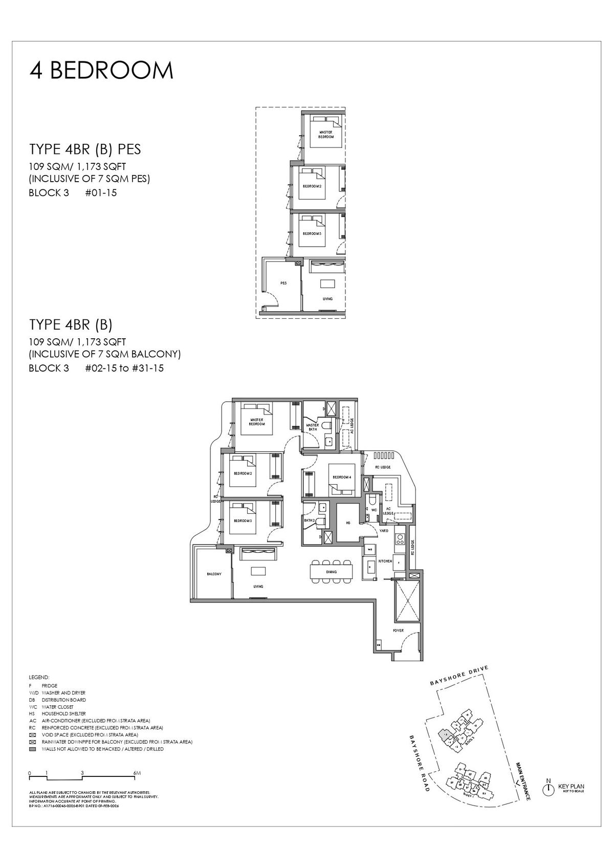 Vela Bay 4BR (B) floor plan