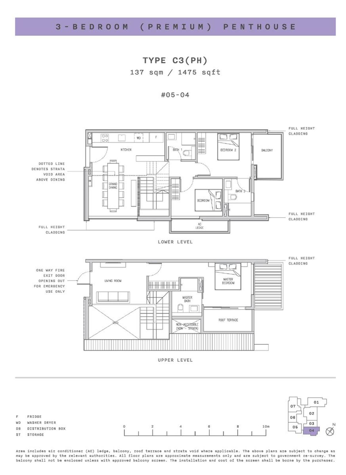 Claydence C3(PH) floor plan