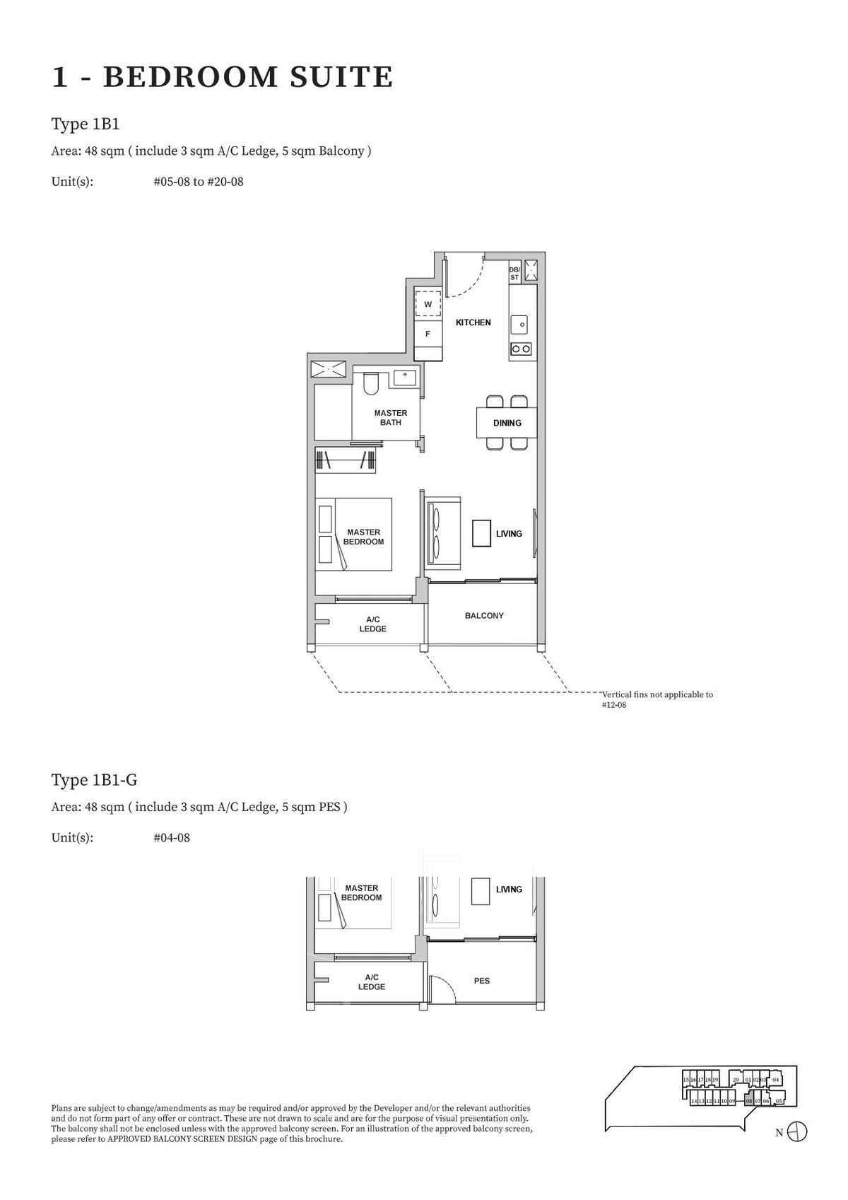 TMW Maxwell 1B1 floor plan