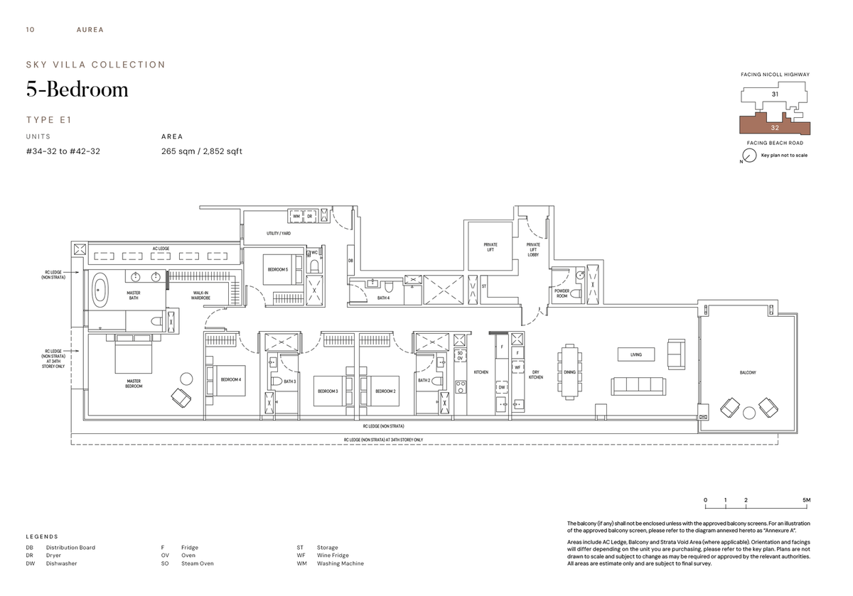 Aurea E1 floor plan