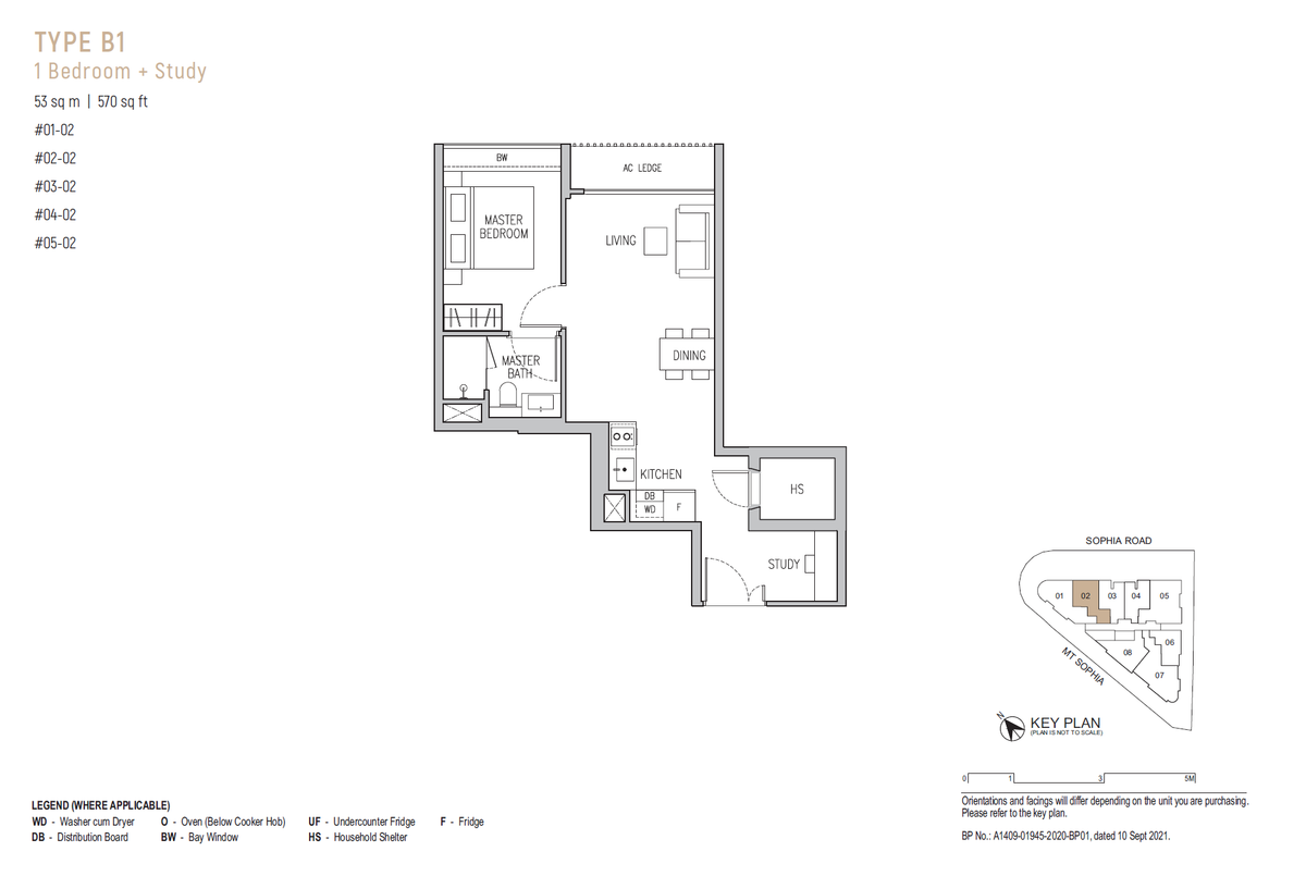 Sophia Regency B1 floor plan