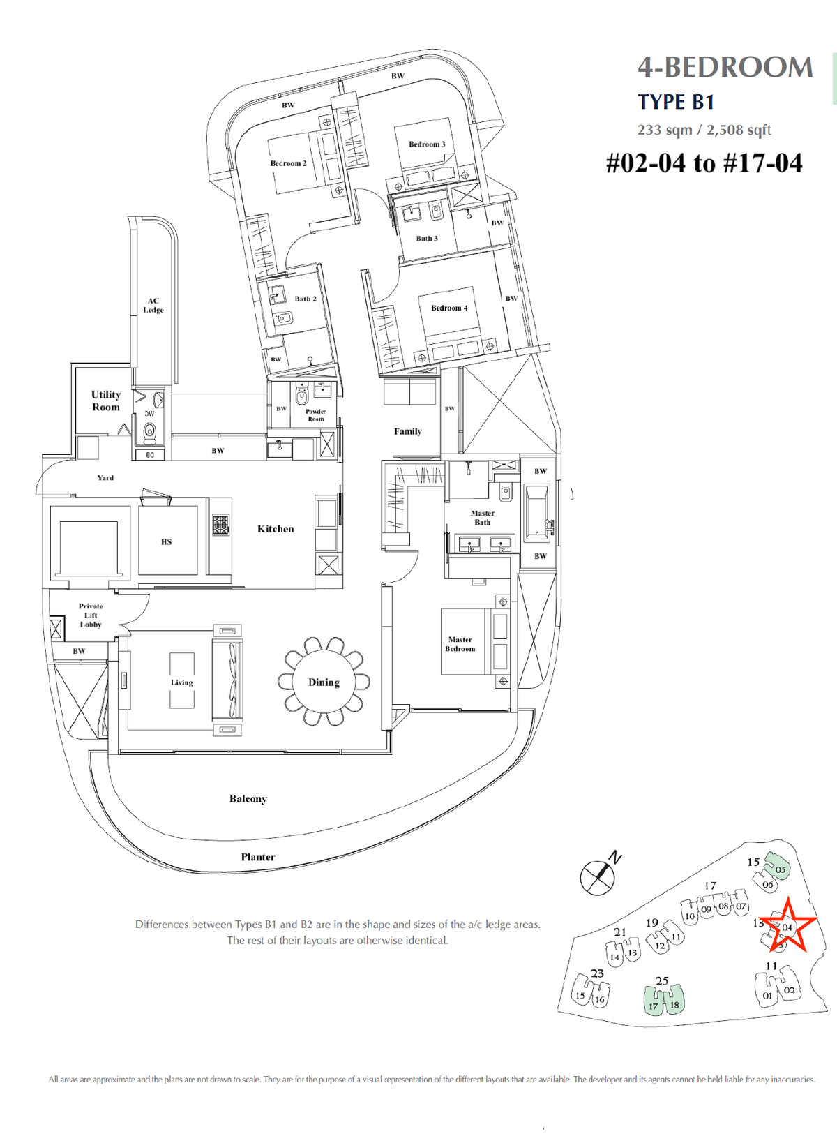 Cape Royale 御丰轩 B1 Stack 4 floor plan