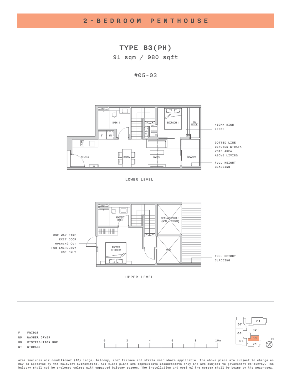 Claydence B3(PH) floor plan