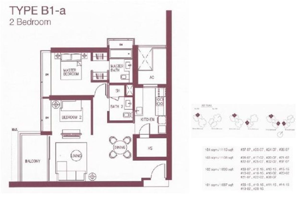 Concourse Skyline B1-a floor plan