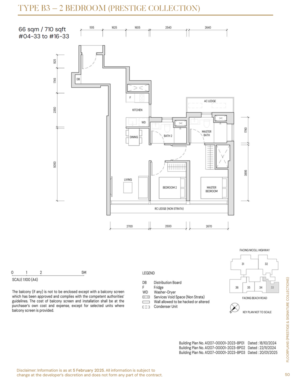 Aurea B3 floor plan