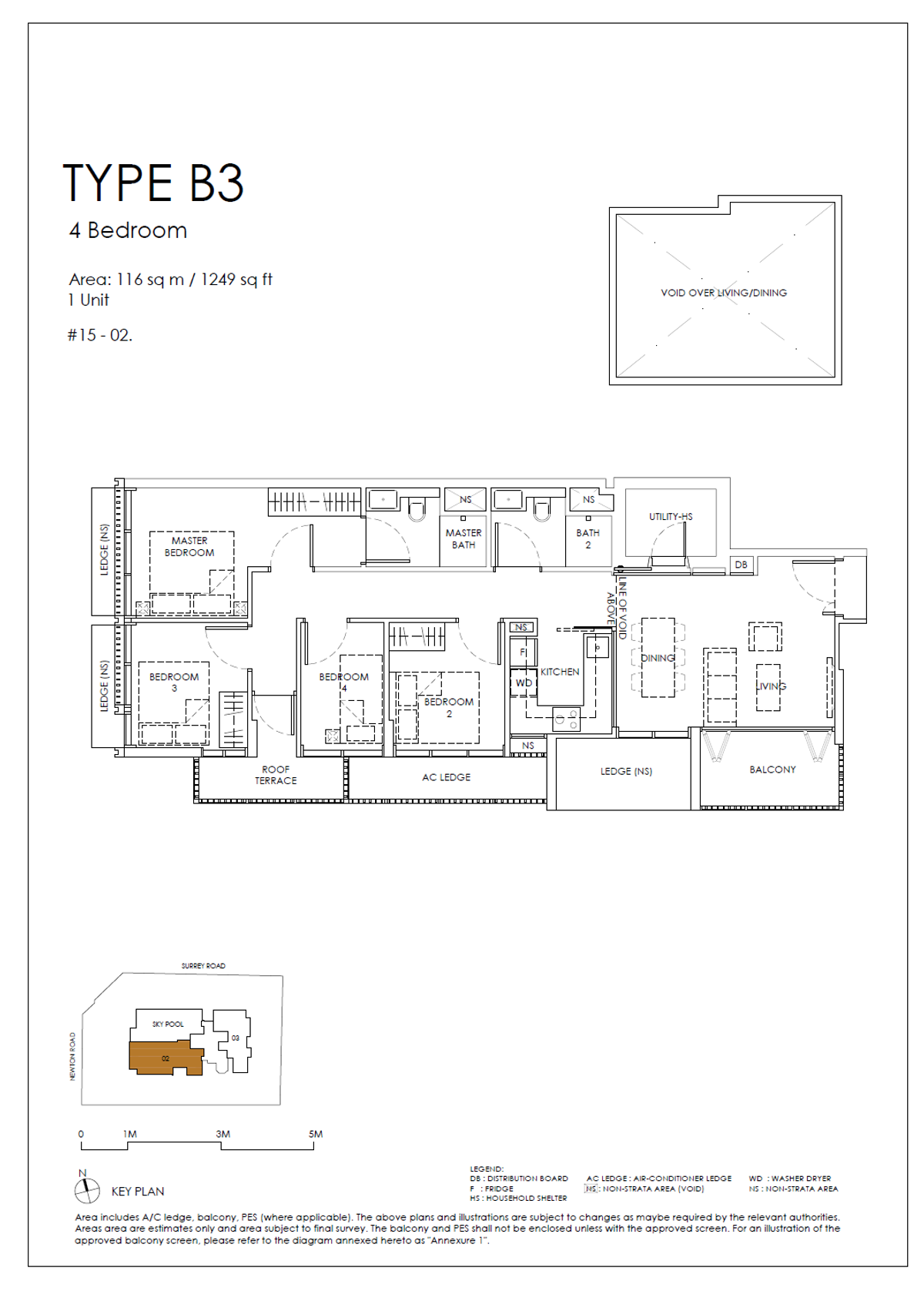 Sanctuary@Newton B3 floor plan