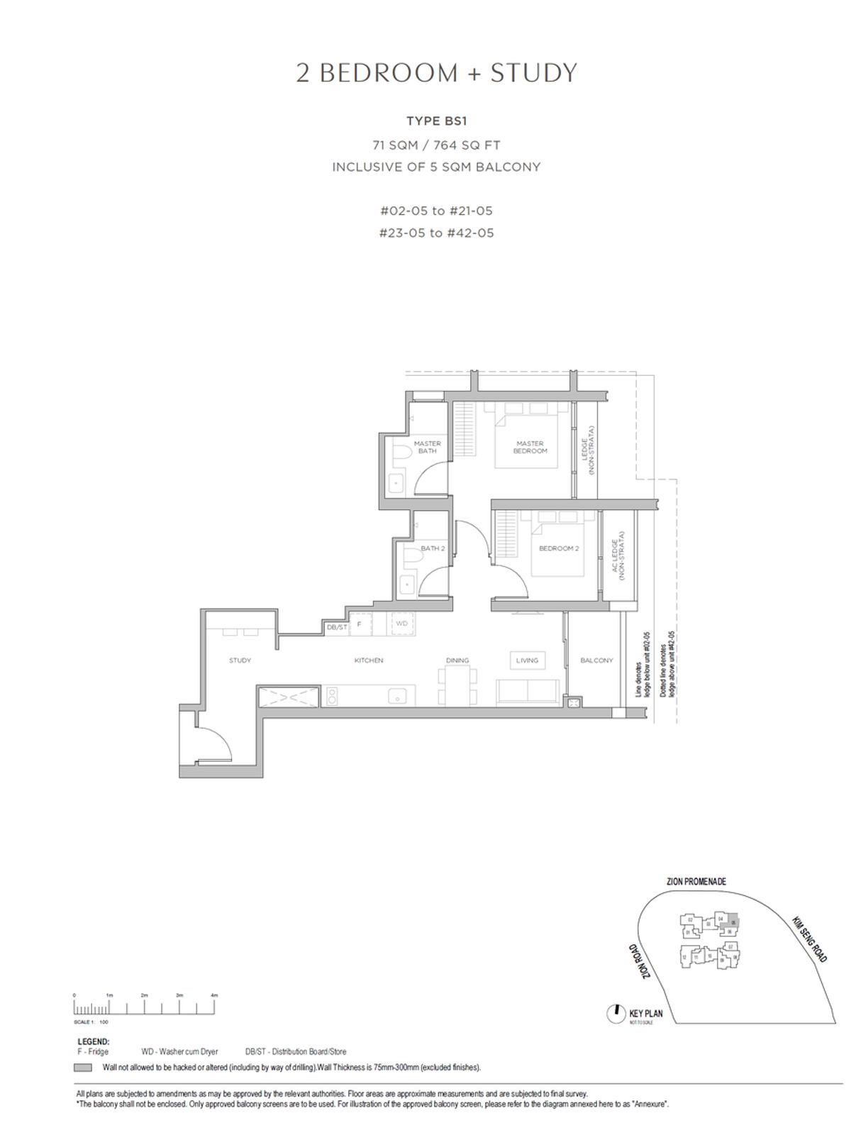 Promenade Peak BS1 floor plan