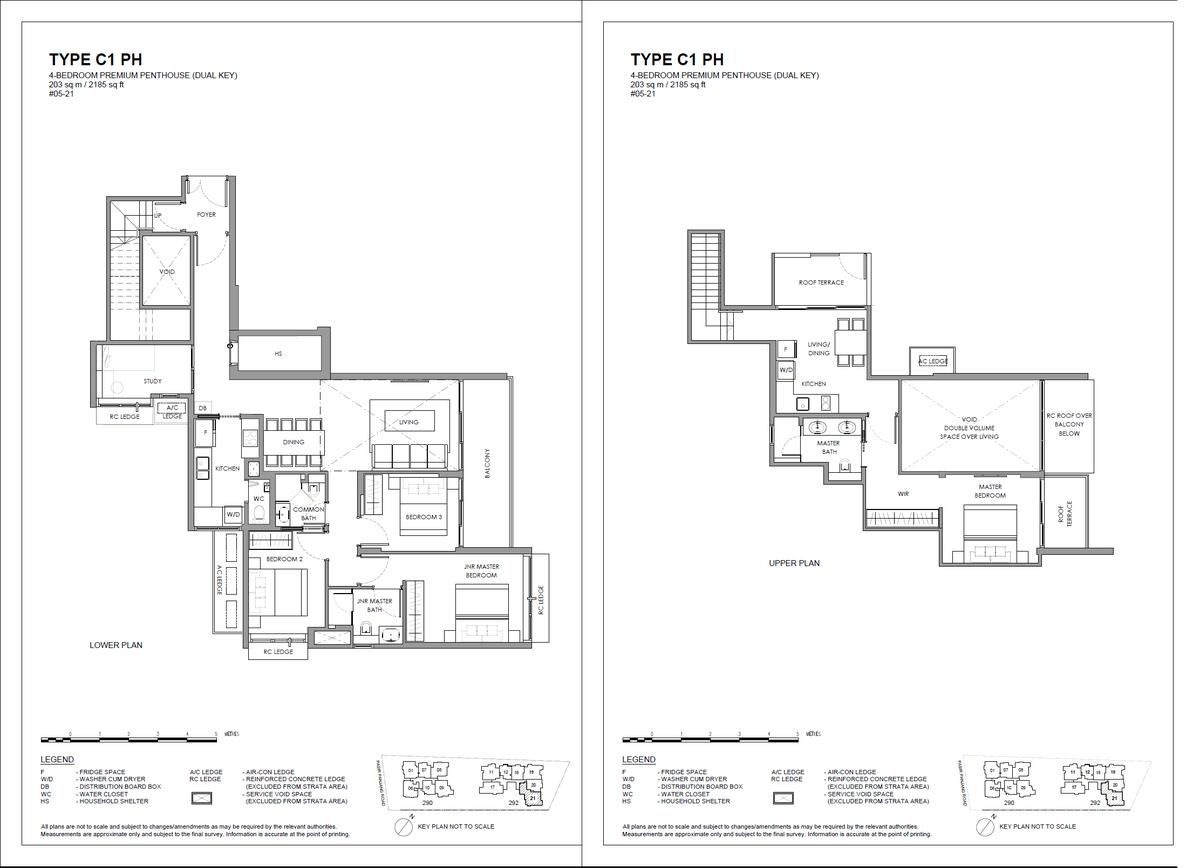 The Hillshore 锦绣山庄 C1 PH floor plan