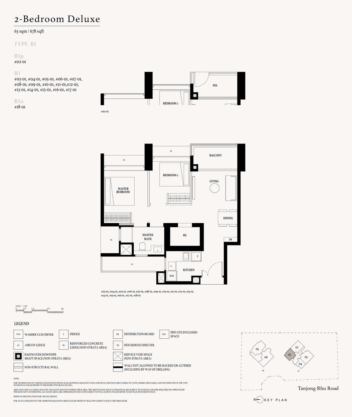 Arina East Residences 雅丽轩 B1 floor plan