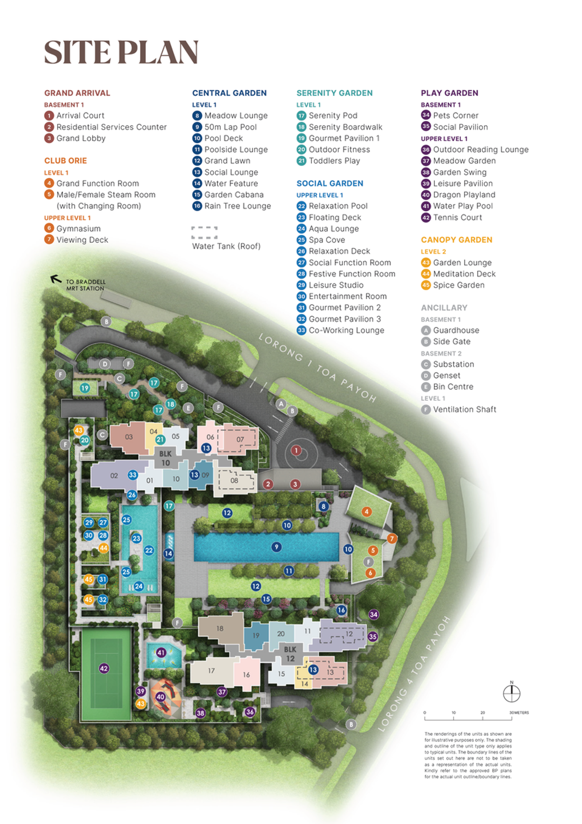 The Orie 艺景峰 site plan