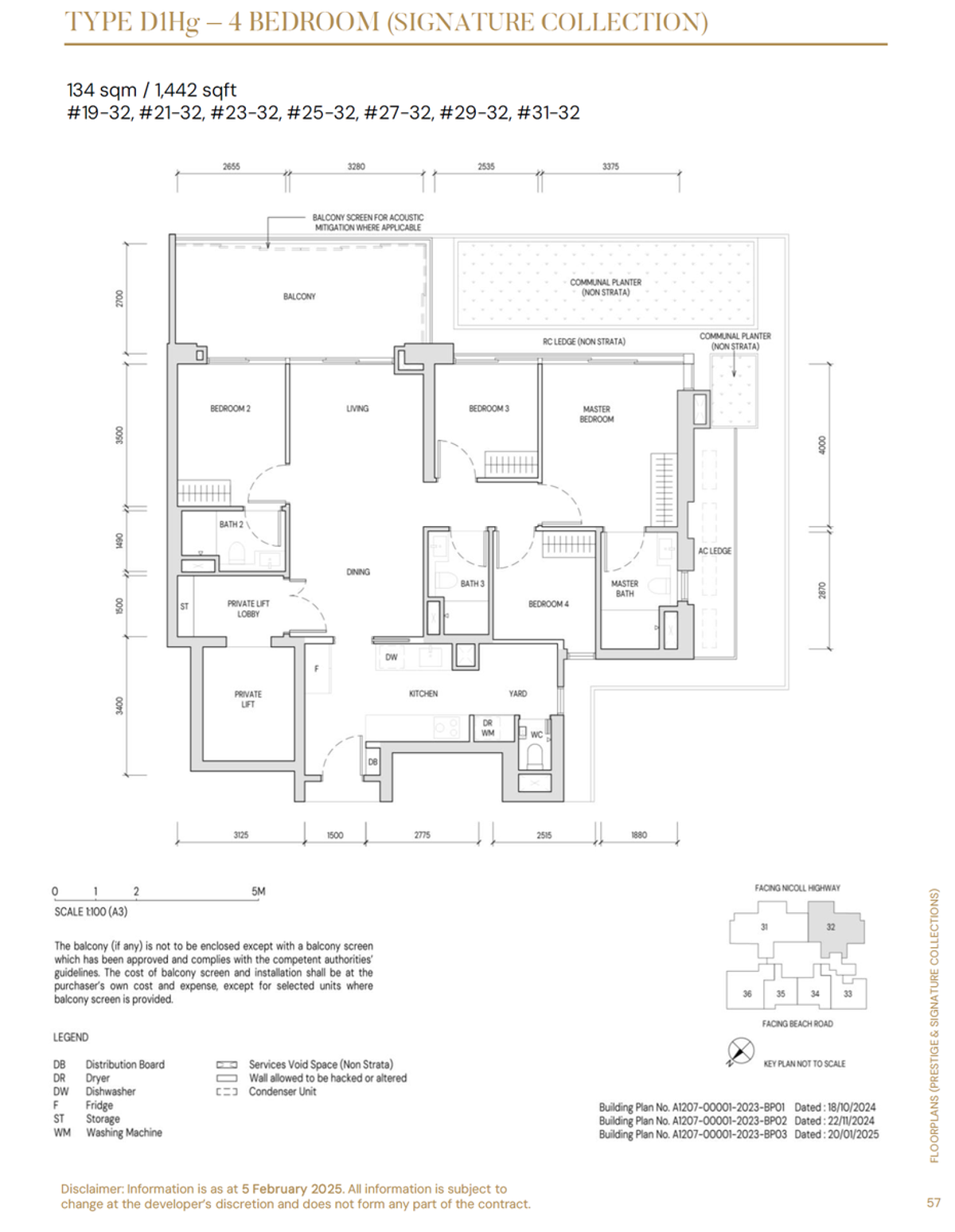 Aurea D1Hg floor plan