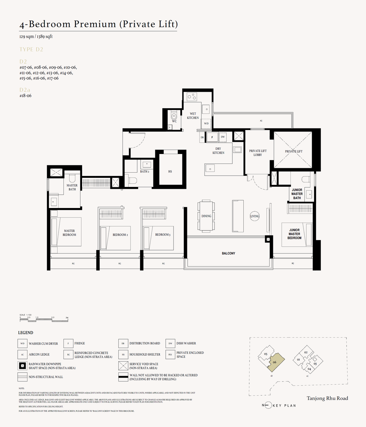 Arina East Residences 雅丽轩 D2a floor plan
